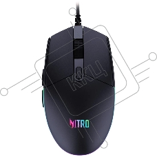 Мышь проводная Acer Nitro OMW400 черный, 6400 dpi, USB, кнопки - 6