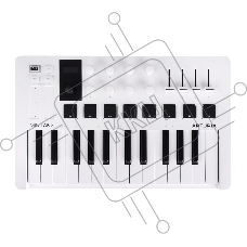 Клавиатура MIDI [231501] Arturia [MiniLAB 3] 25 клавиш, 8 энкодеров, 8 RGB пэдов, 8 фейдеров, дисплей, сенсорные регуляторы Pitch/Modulation, MIDI-выход, 1/4