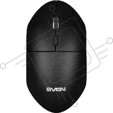 Мышь беспроводная SVEN RX-515SW черный, 1600 dpi, радиоканал, USB, кнопки - 4