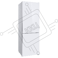 Холодильник Korting KNFC 61869 GW белый двухкамерный 223/94л морозилка снизу, No Frost