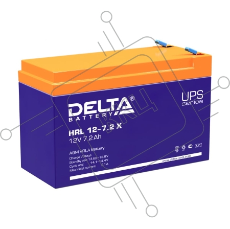 Батарея Delta HRL 12-7.2Х (12V 7.2Ah)