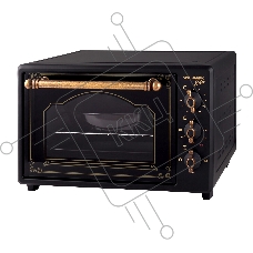 Мини-печь Willmark WOF-405BLR (40л,эмал.внутр.поверх,лампа,таймер, ретро черн., 1400Вт)