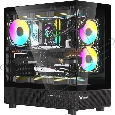 Компьютерный корпус AeroCool / Formula Crystal Z8 черный без БП ATX 9x120mm 7x140mm 1xUSB2.0 1xUSB3.0 1xUSB3.1 audio bott PSU