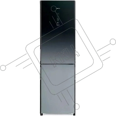 Холодильник Hitachi R-BG410PUC6X XGR серый двухкамерный 215/105л морозилка снизу, No Frost