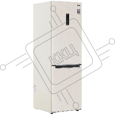 Холодильник LG GC-B459MEWM бежевый двухкамерный 234/107л морозилка снизу, No Frost