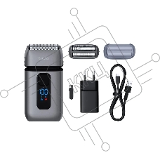 Электробритва Tuvio SH-FD11, металлик, со встроенным триммером