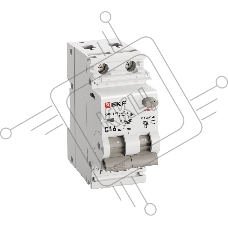 Выключатель автоматический дифференциального тока 2п (1P+N) C 16А 10мА тип AC 6кА АВДТ-63N (электрон.) PROxima EKF D63N26E16C10