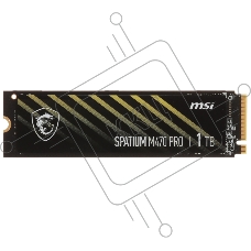 Накопитель SSD MSI M.2 2280 1Tb SPATIUM M470 PRO Client SSD S78-440L0J0-P83, PCIe Gen4x4 with NVMe