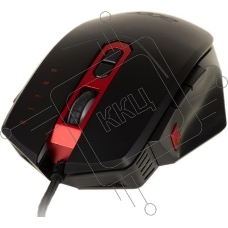 Мышь проводная Acer Nitro NMW120 черный/красный, 4200dpi, USB, кнопки - 8
