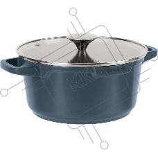 Кастрюля Rondell Azul Claro RDA-1501, 4.5л, 24см, с крышкой, синий