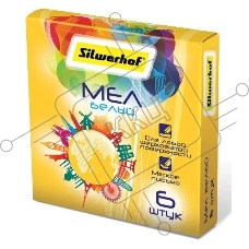 Мел белый Silwerhof 882085-06 Солнечная коллекция (6шт) картон.кор.