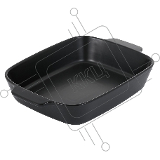 Форма для запекания MATTE BLACK квадратная 29,5x25,5x6,9см, жаропрочная керамика