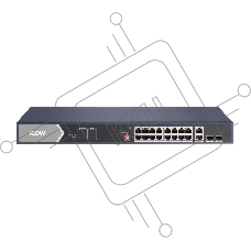 Коммутатор iFLOW F-SW-EU620HPOE-V, 16×1 Гбит/с PoE + 2×1 Гбит/с LAN, неуправляемый