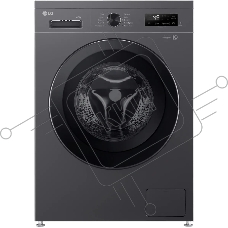 Стиральная машина LG F2Y1WS6J темно-серый, загрузка фронтальная 6,5 кг, 1200 об/мин., класс: A