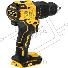 Дрель-шуруповерт DeWalt DCD709N-XJ, Аккумуляторная, 18В, Без АКБ и ЗУ, Кейс