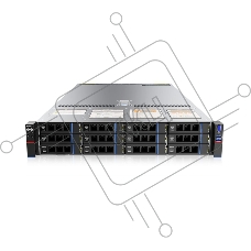 Платформа системного блока Gooxi SL201-D12R-NV-G4 2U Direct-attached Backplane 12_2.5/3.5 SAS/SATA/NVMe Hard Drive Bay Eagle-stream Server Barebone + 800W CRPS modules + standard rail kit