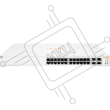 Коммутатор HPE JL684B Aruba Instant On 1930 24G Class4 PoE 4SFP/SFP+ 370W