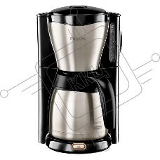 Кофеварка капельная Philips HD7546/20 серебристый/черный, исп. кофе - молотый, 1.2 л, 1000 Вт