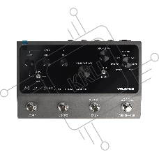 Напольный лупер на 7 часов записи Valeton [VLP-400] AD/DA:32-bit/48 kHz, четыре футсвича, 7 эффектов, барабанные пресеты, программа для управления на компьютере