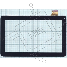 Сенсорное стекло (тачскрин) WJ608-V1.0 (V2.0), черное