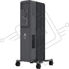 Масляный радиатор Royal Clima Ardea ROR-AR5-1000M, с терморегулятором, 1000Вт, 5 секций, 3 режима, графитовый