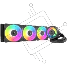 Жидкостная система охлаждения Arctic Cooling Liquid Freezer III Pro 360 ARGB Multi Compatible ACFRE00184A черный 120мм алюминий+медь 3000rpm 4-pin
