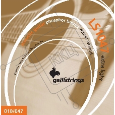 Комплект струн GALLI STRINGS LS1047 EXTRA LIGHT для акустической гитары