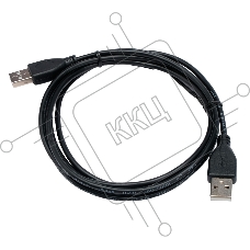 Кабель USB2.0 Cablexpert CC-USB2-AMAM-1.8M, AM/AM, экран, 28/26AWG, медь, Pro, 1.8м, черный, пакет