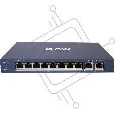 Коммутатор iFLOW F-SW-EM610POE-VM, 8×1 Гбит/с PoE + 2×1 Гбит/с Комбо (RJ45/SFP), настраиваемый