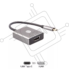 Адаптер USB3.1 TO HDMI CU423T VCOM