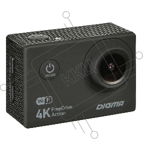 Видеорегистратор Digma FreeDrive Action 4K WiFi черный 8Mpix 2160x3840 2160p 140гр.