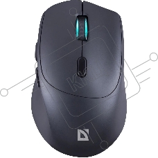 Мышь беспроводная Defender Effect X MS-095 черный, 1600 dpi, радиоканал, USB, кнопки - 6