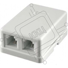 Розетка RJ-11 Двухпортовая, 2х6р4с