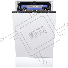 Встраиваемая посудомоечная машина Maunfeld MLP-08IMR, белый/черный, 44.5 см, 10 компл., 47 дБ, класс A++