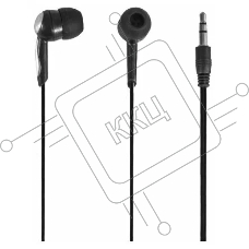 Наушники-вкладыши Defender Basic-603 черный 3.5 mm jack  1 1м.