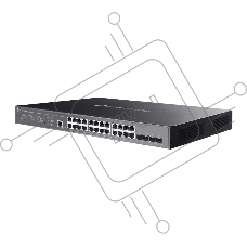 Коммутатор TP-Link Omada SG3428XMPP, 24×2.5 Гбит/с + 4×10 Гбит/с SFP+, управляемый