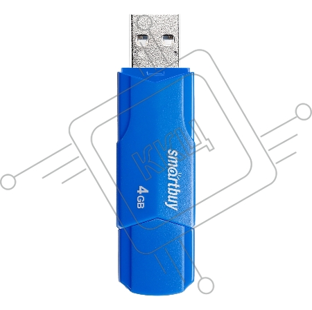 Накопитель USB SmartBuy 4GB CLUE Blue (SB4GBCLU-BU)