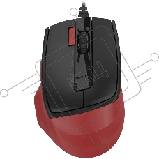 Мышь проводная A4Tech Fstyler FM45S Air красный/черный, 2400 dpi, USB, кнопки - 7