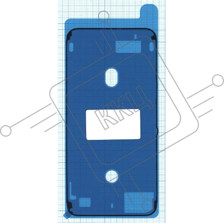 Водозащитная прокладка (проклейка) для iPhone 7 Plus, черная