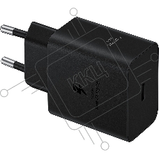 Сетевое зарядное устройство Samsung 45W (USB Type-C порт, кабель USB Type-C в комплекте), чёрное