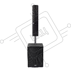Комплект акустических систем Intrend [SHOW KIT] сабвуфер DS Proaudio [CX S315A] активный, 15, и звуковая колонна Intrend [ILS-C45] пассивная, двухполосная, 4x5
