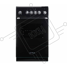 Плита электрическая De Luxe 506004.23ЭС-151 черный, конфорок 4 шт, духовка 60 л, 60 см x 87 см x 60 см