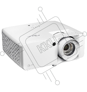 Лазерный проектор Optoma [ZK450] DLP, 4K UHD (3840x2160), 4200 Lm, 300000:1,16:9; TR 1,4 - 2,24:1; Zoom 1,6x; Корр Трап V+/-30, H+/-30; HDMI 2.0 x2; USB-A power 1,5A; AudioOut 3,5mm x1; RJ45; RS232; 15W x1; 3 кг, белый
