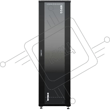 Шкаф коммутационный NTSS Премиум (NTSS-R42U6060GS-BL) напольный 42U 600x600мм пер.дв.стекл металл 900кг черный 510мм 86кг 1987мм IP20 сталь