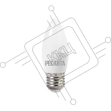 Лампа светодиодная Ресанта LL-R-C37-6W-230-4K-E27 свеча, 6 Вт, нейтр., Е27