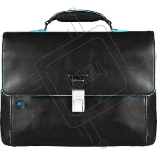 Портфель Piquadro Blue Square CA3111B2/N, черный, натур.кожа/нейлон
