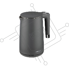 Чайник электрический ENERGY E-215 (1,7 л), серый (164157)