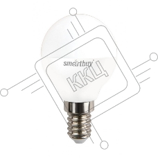 Светодиодная (LED) лампа Smartbuy-P45-07W/3000/E14