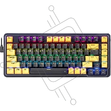 Клавиатура Redragon Elf (71664) проводная, USB, черный/фиолетовый