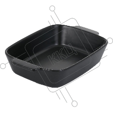 Форма для запекания MATTE BLACK прямоугольная 29,5х20,5х6,5см, жаропрочная керамика